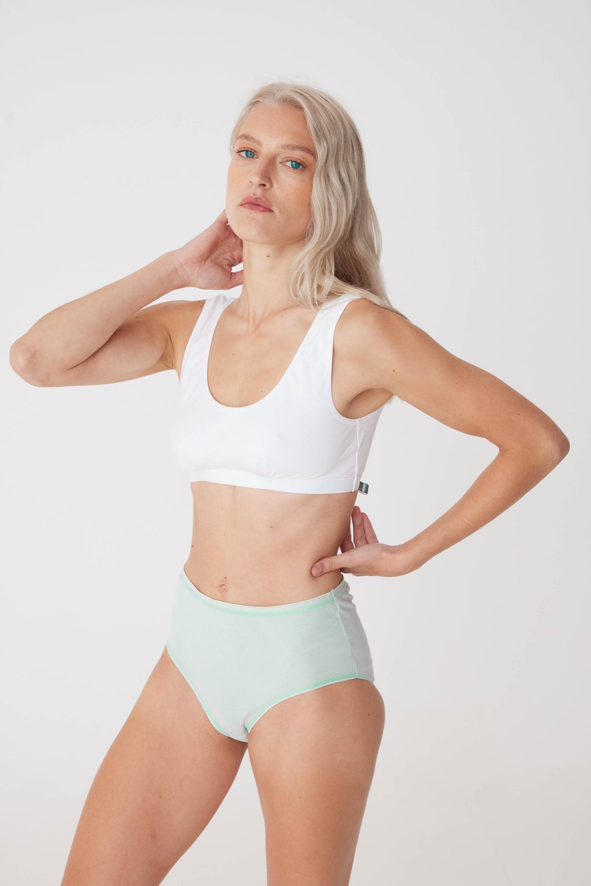 
            Women&#39;s High Rise Brief 2 Pack - Sage