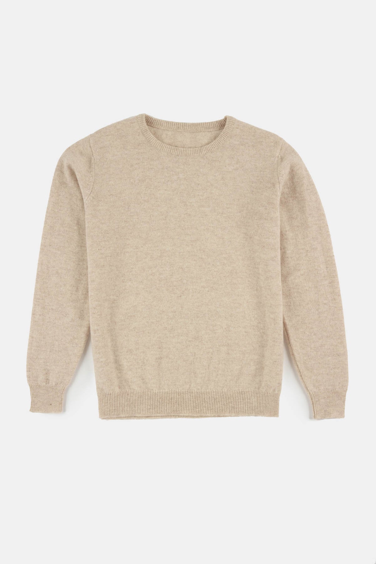 
            Women&#39;s lambswool crew neck in linen
